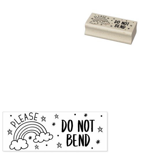 Bitte nicht binden, Verpackung Gummistempel (Stempel)