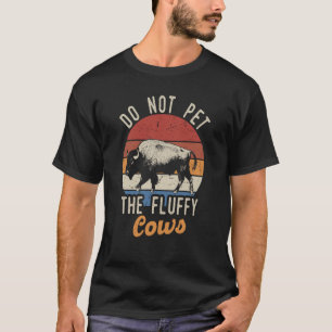 Bitte nicht die flauschigen Kühe streicheln Männer T-Shirt