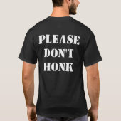 Bitte nicht ehren T-Shirt (Rückseite)