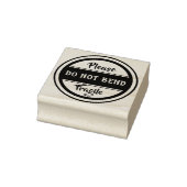 Bitte NICHT KNICKEN zerbrechlich Gummistempel (Stempel)