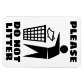 Bitte nicht Schwarz und Weiß, individuell angepass Magnet (Horizontal)