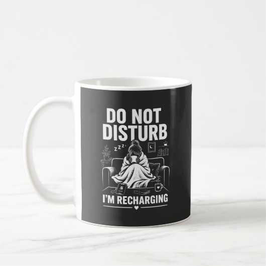 Bitte-nicht-stören-Introvertierten-Modus Kaffeetasse (Links)