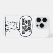 Bitte nicht stören iPhone hülle (Rückseite (Horizontal))
