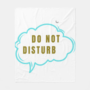Bitte nicht stören Kuschel-Schlafdecke – Mondwolke Fleecedecke