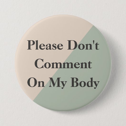 Bitte nicht stören Neurodivergent Keine Kommentare Button (Vorderseite)