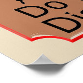 Bitte nicht stören poster (Ecke)