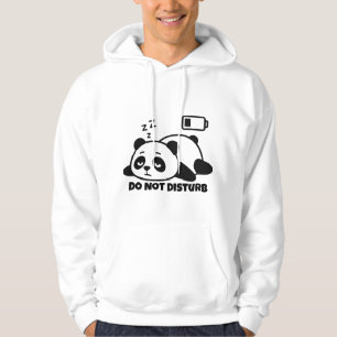 Bitte nicht stören Schlafender Panda Süß Faul Lust Hoodie