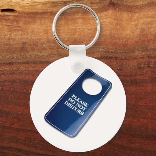 Bitte nicht stören schlüsselanhänger (Vorderseite)