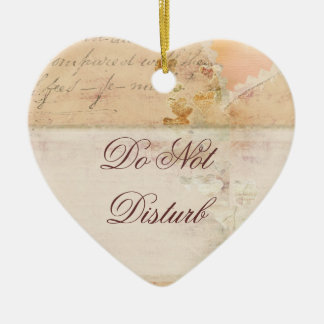 Bitte nicht stören Türhänger Hochzeitsornament Keramik Ornament