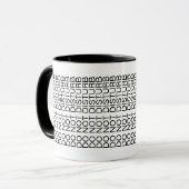 Bitte-nicht-stören-Versteckte-Nachricht-Introverti Tasse (Vorderseite Links)