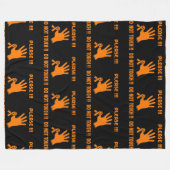 BITTE NICHT TOUCH !! ...RSD/CRPS FLEECEDECKE (Vorderseite (Horizontal))