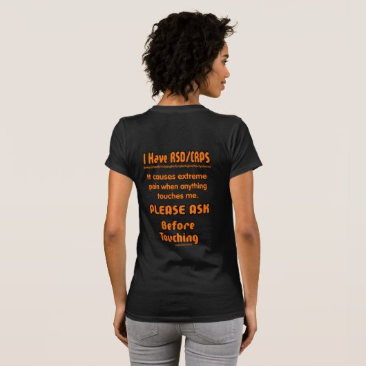 BITTE NICHT TUN TOUCH!! … RSD/CRPS T-Shirt (Schwarz voll)