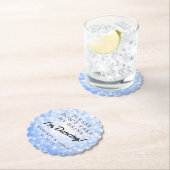 "Bitte nimm meinen Drink nicht" Hochzeitsfeier Blu Untersetzer (Vor Ort)