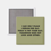 Bitte nur 1 Person 2 Magnet (Vorderseite/Rückseite)