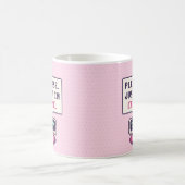 Bitte. Nur für den Fall. Lustiger AI Pixel Becher Kaffeetasse (Mittel)