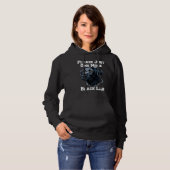 Bitte nur noch einen schwarzen Lab-Hund Hoodie (Vorne ganz)