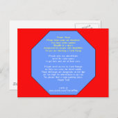 BITTE Parken hier stoppen Postkarte (Vorne/Hinten)