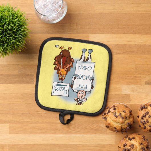 Bitte Pot Holder Topflappen (Oben Unten)