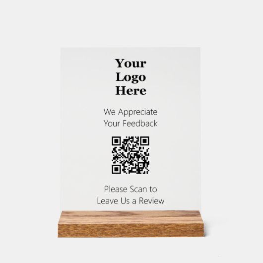 Bitte prüfen Sie QR-Code, um das Firmenlogo Verlas Acrylschild (Vorderseite)