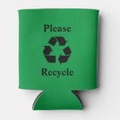 Bitte Recycle mit Recycelnd Symbol Dosenkühler (Vorderseite)