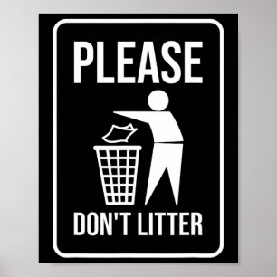 Bitte Recycle nicht den Tag der Signatur der Erde Poster