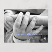 Bitte rett dieses Datum:~!, Bitte rett dies ... Ankündigungspostkarte (Vorderseite)