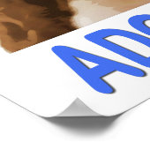 Bitte Rett mir Adoptier, nicht zu kaufen Poster (Ecke)