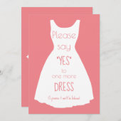 Bitte sagen Sie: Ja, werden Sie meine Bridesmaid-K Einladung (Vorne/Hinten)