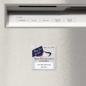 Bitte Save the Date Abschluss Magnet (In Situ (Geschirrspüler))