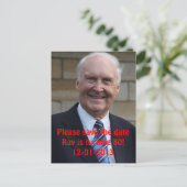 Bitte Save the Date Ankündigungspostkarte (Stehend Vorderseite)