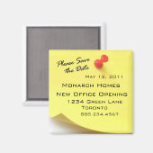 Bitte Save the Date schicken Sie It Magnet (Vorderseite/Rückseite)