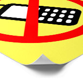 Bitte schalten Sie Ihre Mobiltelefone aus Poster (Ecke)