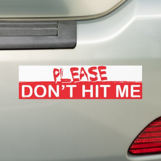 Bitte schlagen Sie mich nicht Autoaufkleber (Auf Auto)