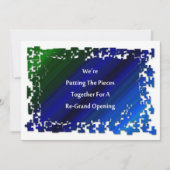 Bitte schließen Sie sich uns an, um eine Wiedererö Einladung (Vorderseite)