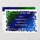 Bitte schließen Sie sich uns an, um eine Wiedererö Einladung (Vorne/Hinten)