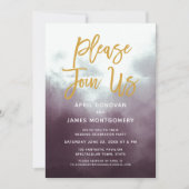 Bitte schließen Sie sich uns an und bitten Sie uns Einladung (Vorderseite)