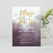 Bitte schließen Sie sich uns an und bitten Sie uns Einladung (Stehend Vorderseite)