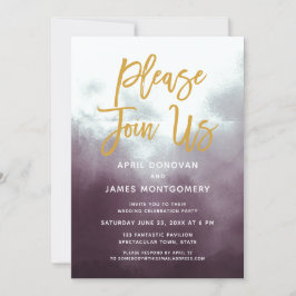 Bitte schließen Sie sich uns an und bitten Sie uns Einladung