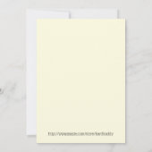 Bitte schließen Sie sich uns Peach Floral Wedding Einladung (Rückseite)