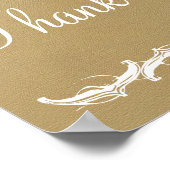 Bitte schreiben Sie Ihre Adresse rustikal schicken Poster (Ecke)