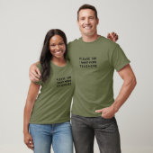 Bitte Schwarzes Sir-I Want More Telomere T-Shirt (Unisex)