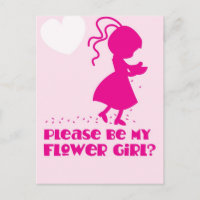 Bitte sei meine Flower Girl Grußkarte