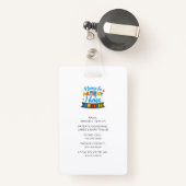 Bitte seien Sie geduldig, ich habe Autismus Name u Ausweis (Rückseite mit Rechteck)