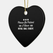 Bitte seien Sie geduldig, wenn ich ein reizbares D Keramik Ornament (Links)