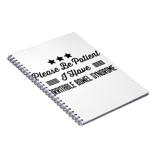 Bitte seien Sie geduldig, wenn ich ein reizbares D Notizblock (Rechte Seite)