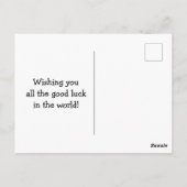 Bitte seien Sie so freundlich, dass ich AUTISM hab Postkarte (Rückseite)