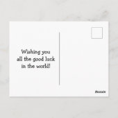 Bitte seien Sie so freundlich, dass ich AUTISM hab Postkarte (Rückseite)