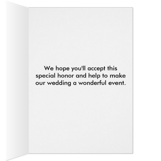 Bitte seien Sie unsere Zeugenausweis von Ketubah (Innen (Rechts))