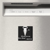 Bitte sein Sie mein Trauzeuge Speichern Sie das Da Magnet (In Situ (Geschirrspüler))