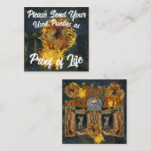 Bitte senden Sie Ihre gebrauchten Panties als Lebe Begleitkarte (Vorne/Hinten)